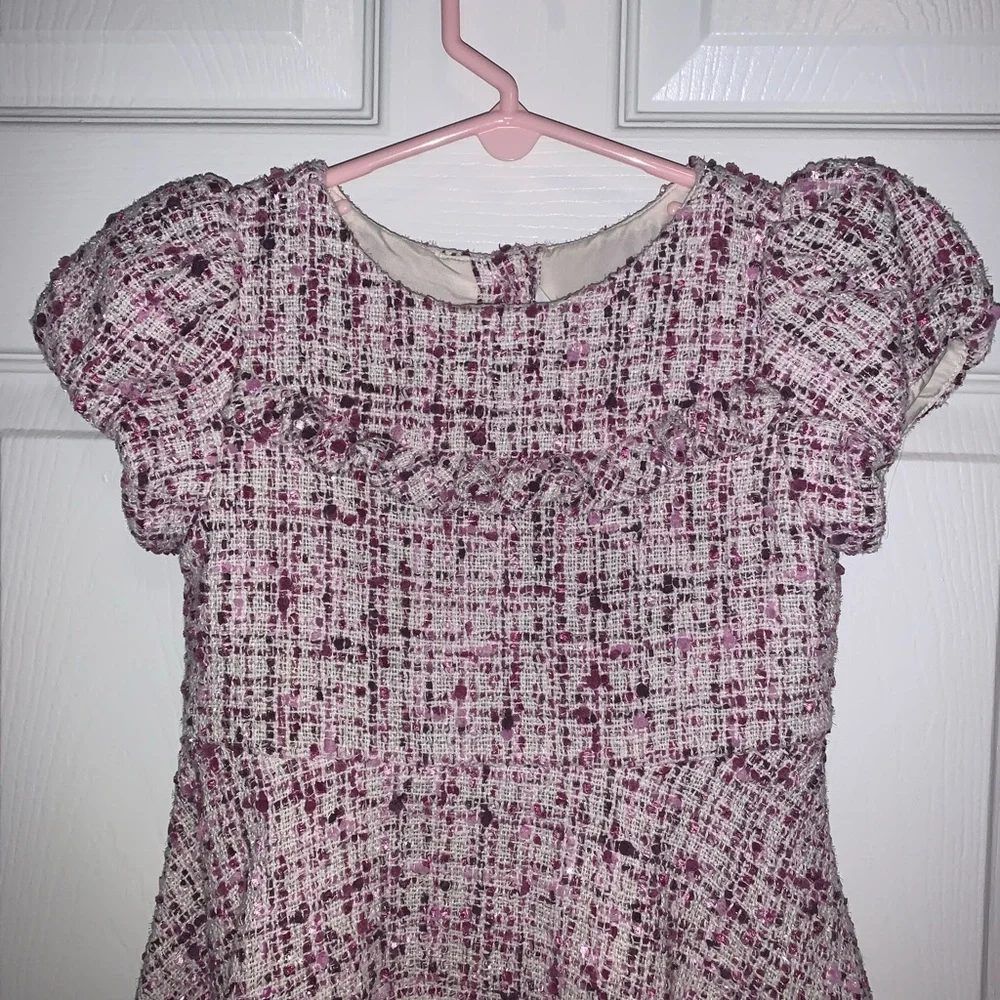 Janie and Jack Purple/Pink Shimmer Dress - Picture 3 of 12